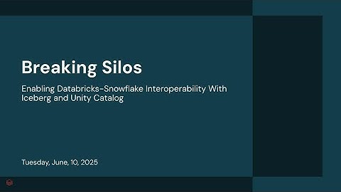 Breaking Silos: Enabling Databricks-Snowflake Interoperability With Iceberg and Unity Catalog