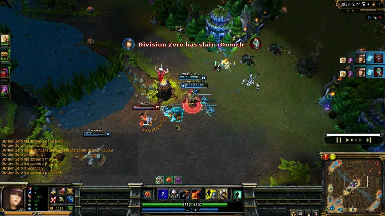 Division Zero - Caitlyn Penta Kill