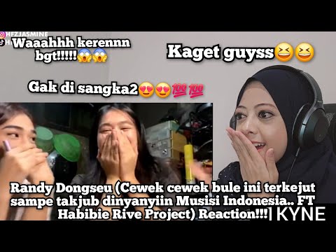 Randy Dongseu (Cewek2 bule ini terkejut sampe takjub dinyanyiin Musisi Indonesia FT Habibie)Reaction