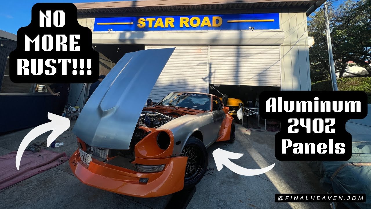 NO MORE RUST!!! Star Road Aluminum 240Z Body Panels Coming Soon!!!