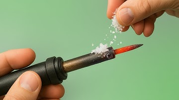 Soldering is So Easy! Put Salt On Soldering Iron And Amazing Results!
