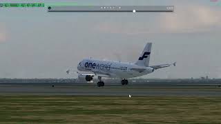 FINNAIR A319 Landing AT ROME