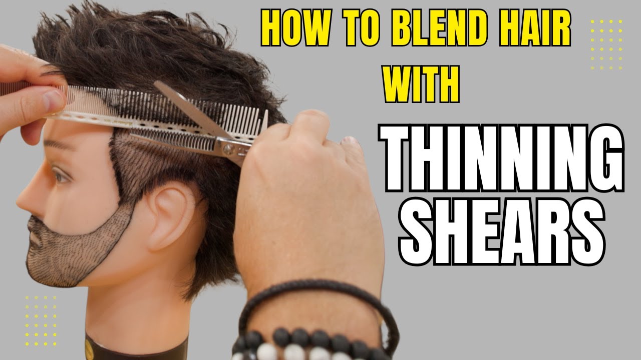 ALWAYS Do This When Using Thinning Shears - YouTube