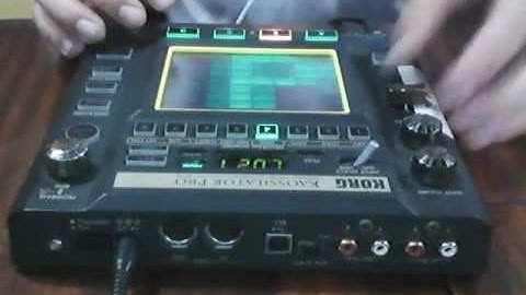 Korg Kaossilator Pro (synthy jam)