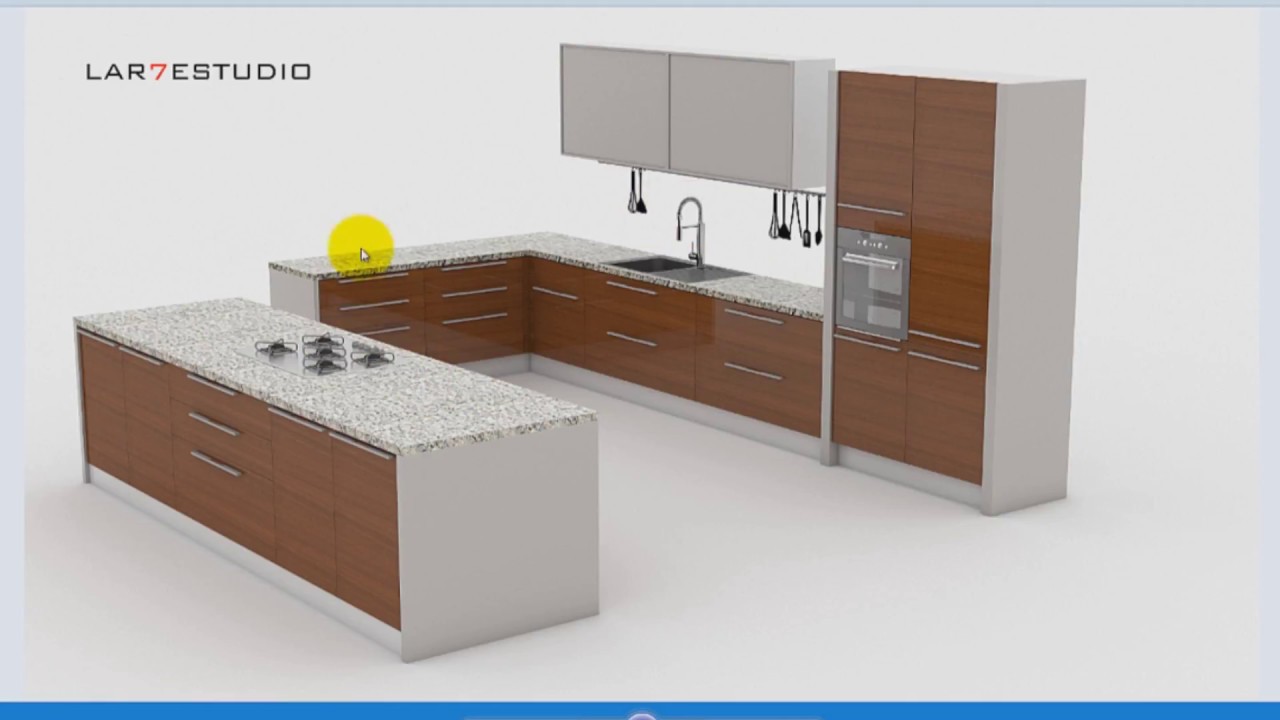 CURSO TUTORIAL MODELADO MUEBLES DE COCINA SKETCHUP GRATIS ...