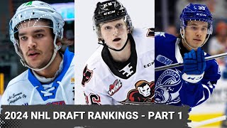 2024 NHL DRAFT RANKINGS | MidSeason top32 — Part 1| Honorable Mentions & Picks 3216