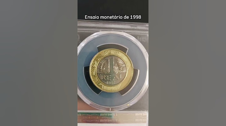 Moeda "1 REAL RARÍSSIMA 1998" R$49.000,00 | Única moeda do tipo no Brasil !!!