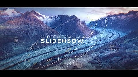 Digital Parallax Slideshow (After Effects template)