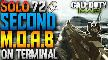 MW3: "*SOLO* 72 SECOND MOAB ON TERMINAL W/ACR" MULTI-COD RETURNS?! (MODERN WARFARE 3 FAST SOLO MOAB)