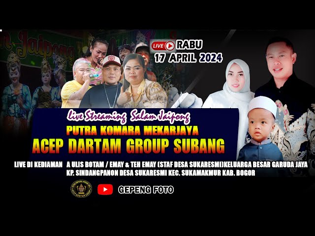 LIVE STREAMING ACEP DARTAM ll ULIS BOTAM ll SUKARESMI - SUKAMAKMUR - BOGOR class=