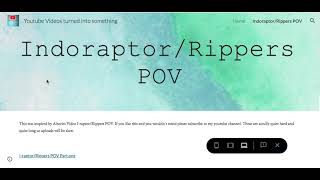 Indoraptorrippers Pov Released As A Doent