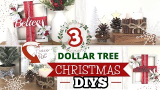 DOLLAR TREE FARMHOUSE CHRISTMAS DIYS 2020 | HIGH-END DIY CHRISTMAS DECOR