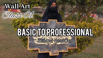 Full Tutorial of Resin Wall Art Without Heat Gun| How To Make Wall Art Step By Step