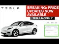 Tesla Model Y - New Prices Available Now