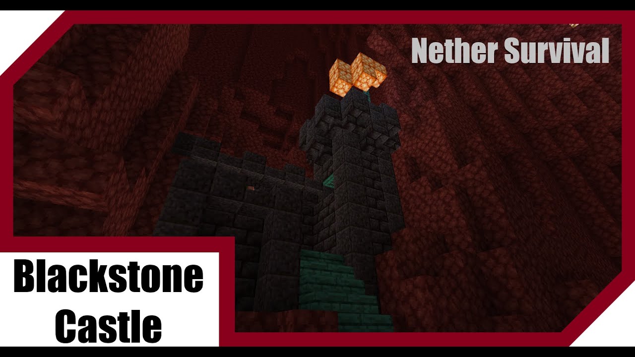 Minecraft Nether survival let's play ep.4 - Blackstone secrets - YouTube
