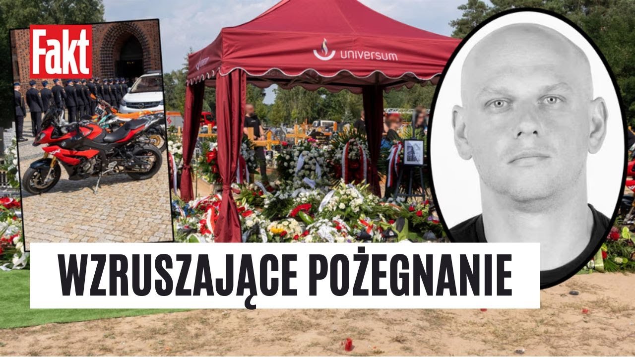 Pogrzeb strażaka, który zmarł w wybuchu w Poznaniu. 