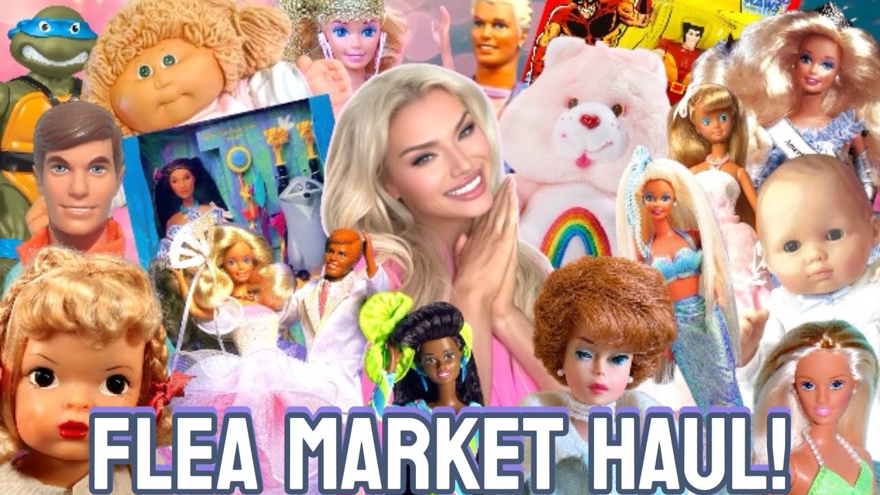VINTAGE DOLL HUNT! FLEA MARKET DOLL HAUL! VINTAGE BARBIE! VINTAGE TOYS AND MORE!!