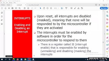 ZOOM app class | MMC | 2 4 2020 | INTERRUPTS | 8051 microcontroller | tutorial