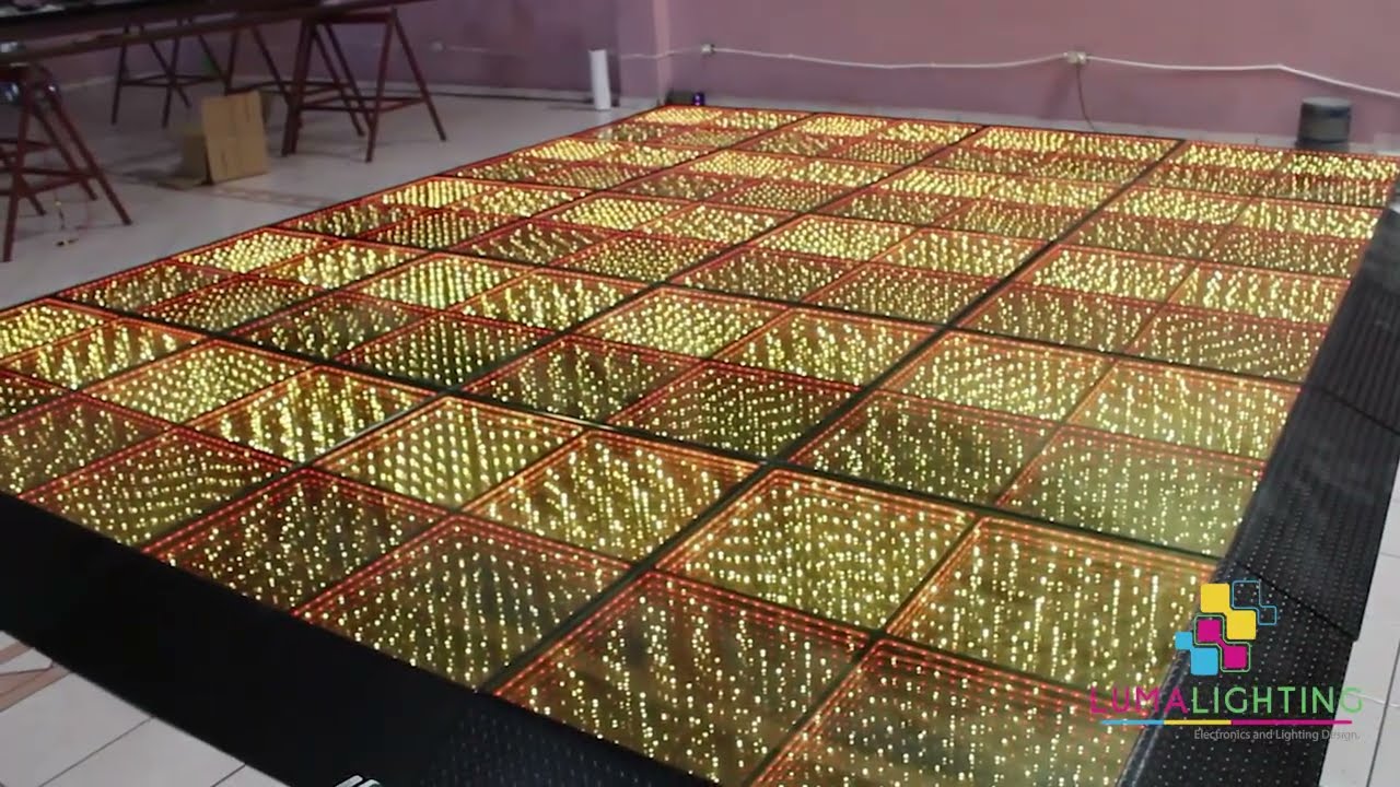 Pista de Baile Iluminada Gold Silver RGB - LUMA Lighting MX