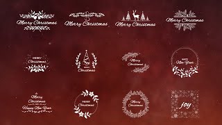 Christmas Titles After Effects Templates