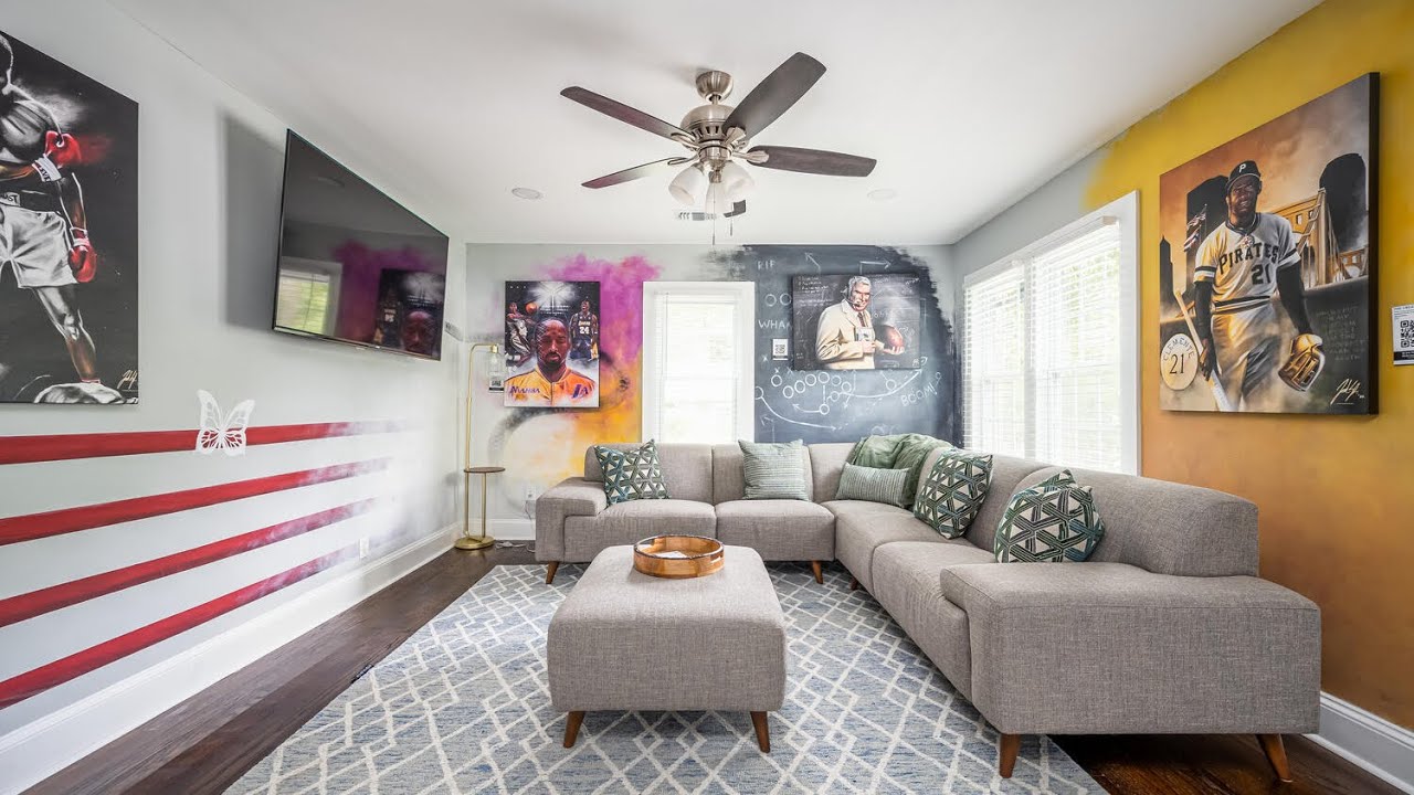 The Arena Luxury Sports Art Gallery 15 Mins to Atlanta Battery YouTube