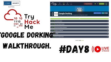 TRY HACK ME "Google Dorking" WALKTHROUGH. #day8