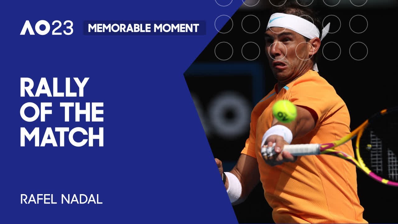 Rafa Nadal Wins Incredible Rally! | Australian Open 2023