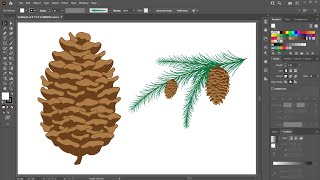 How to Draw a Pine Cone in Adobe Illustrator