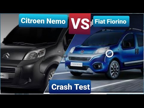 Fiat Fiorino VS Citroen Nemo Crash Test (Takla Attı)