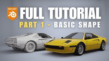 Blender-automodellering: Masterclass basisvormen (deel 1)
