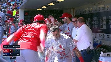 STL@MIL: Carpenter gives Cards lead on three-run shot