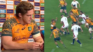 Michael Hooper talks through his massive hit with Ellis Genge as Australia react to England loss