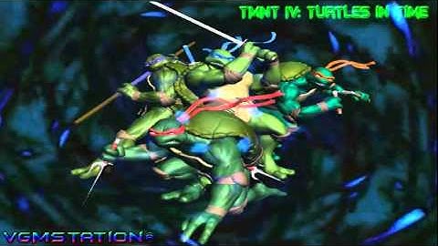 TMNT IV: Turtles in Time - Technodrome Lets Kick Shell