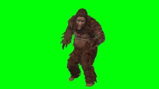 bigfoot walk animated front chroma
