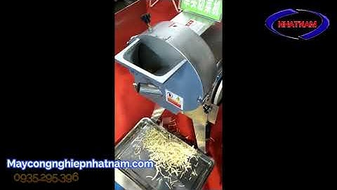 Máy thái rau củ quả công nghiệp QSP-360, Máy thái rau củ quả đa năng, Máy cắt rau củ quả.