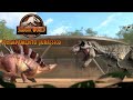 T rex vs kentrossauro  big eatie vs pierce  jurassic world acampamento jurssico