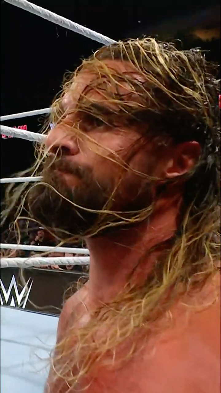 Sami Zayn isn’t buying a word out of Seth Rollins’ mouth ? #WWERaw