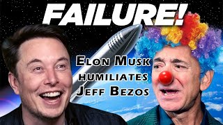 Elon Musk Humiliates Jeff Bezos | Elon Musk vs. Jeff Bezos: It's Getting Ugly | BlueOrigin vs SpaceX