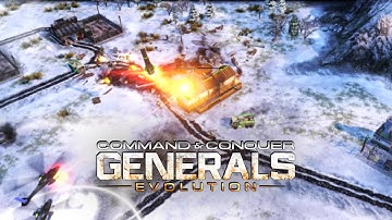 Command & Conquer Generals Evolution Beta 0.3 | THE BRUTAL AI IS TRULY INSANELY BRUTAL