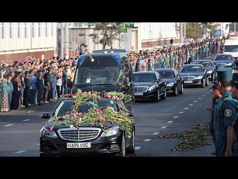 euronews grecia President Karimov's motorcade