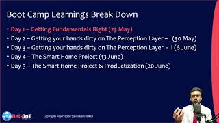 The BelkIoT Boot Camp | Day 1 | Learn Internet of Things like never before