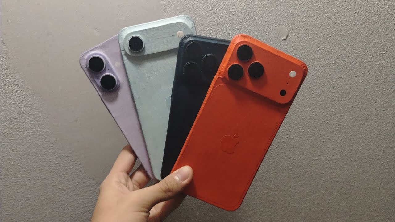 Как сделать все iPhone 17 из картона | Инструкция