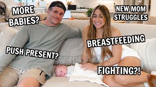 HONEST Q+A ON BECOMING PARENTS... Julia &amp; Hunter