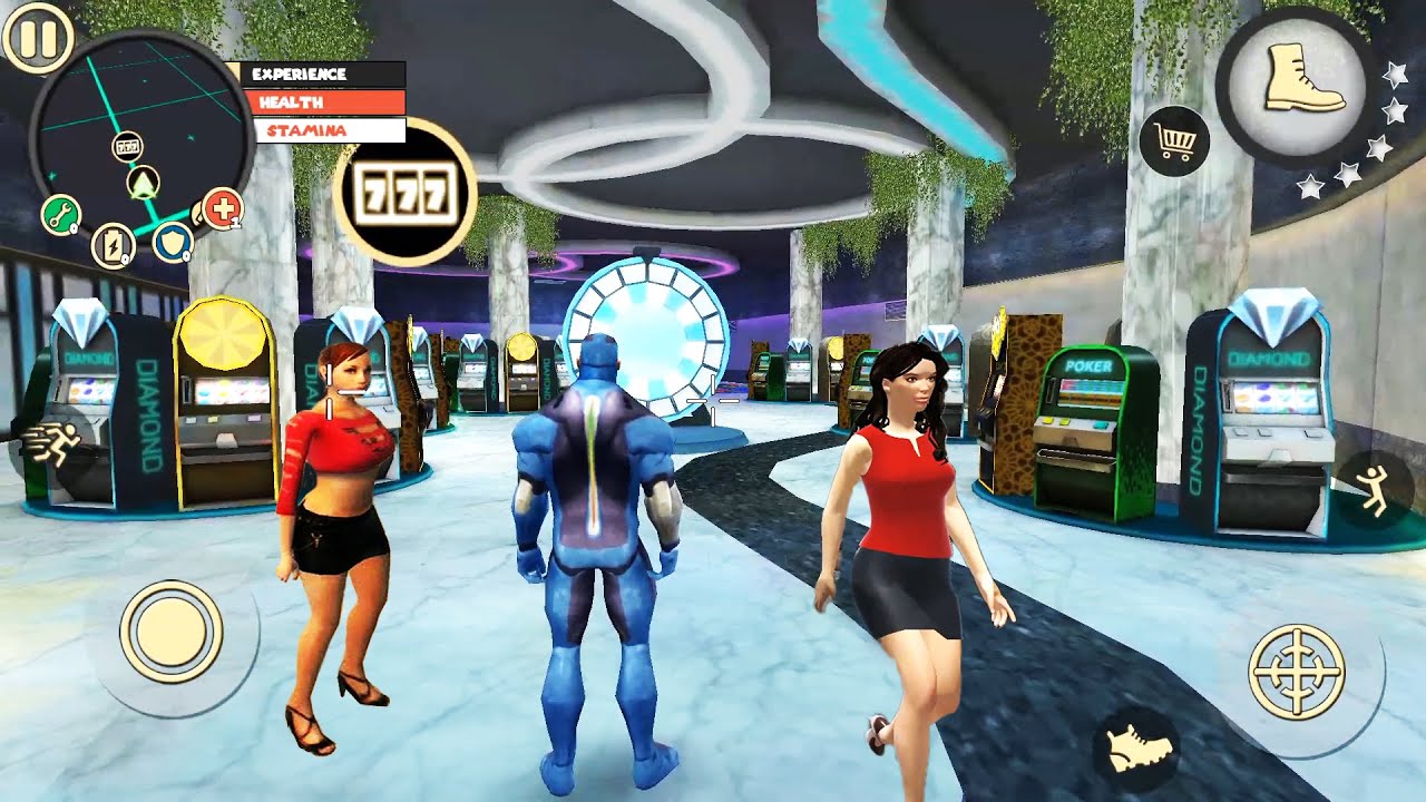 Rope Hero Vice Town (Rope Hero Enter in Casino ) | Games Kon | Android Gameplay