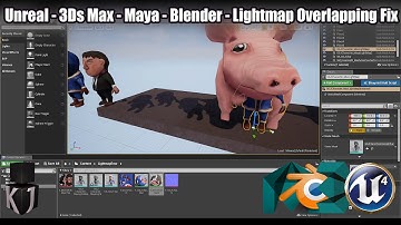 Unreal - 3Ds Max - Maya - Blender - Lightmap Overlapping Fix
