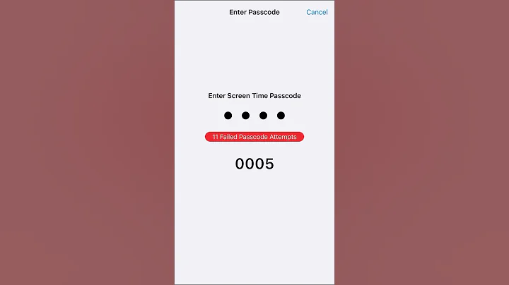 Entering The Screen Time Passcode Until It Unlocks Part 6