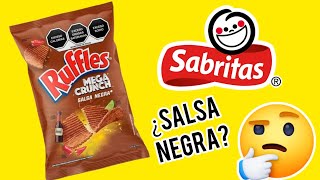 Probando Ruffles Mega Crunch Salsa Negra De