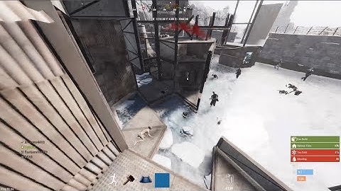 1v7 raid defense at 2 am (console rust)