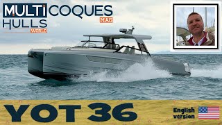 YOT 36 Powercat  Boat Review Teaser  Multihulls World