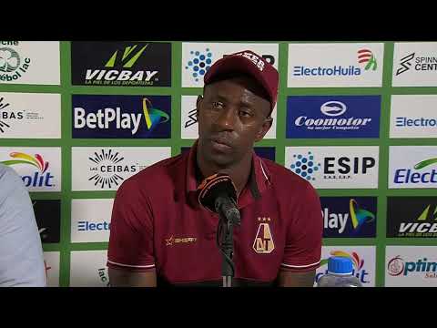 Rueda de prensa de Tolima  tras su partido ante Huila